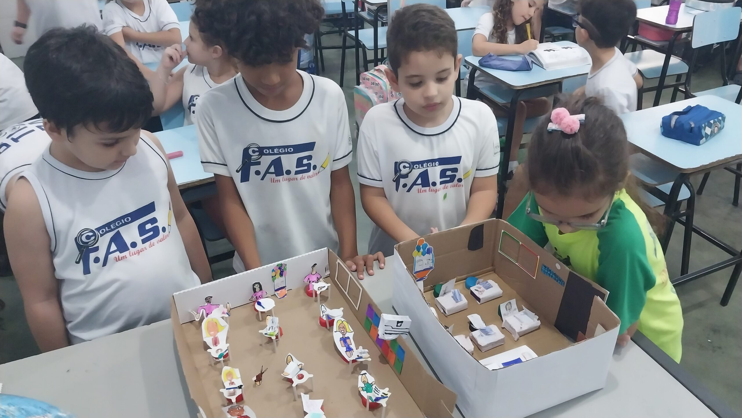 2° ano A, Maquete da sala de aula